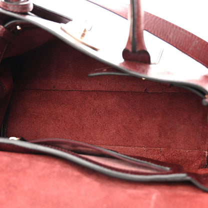 Mulberry Natural Leather Small Bayswater Oxblood 5 of 12