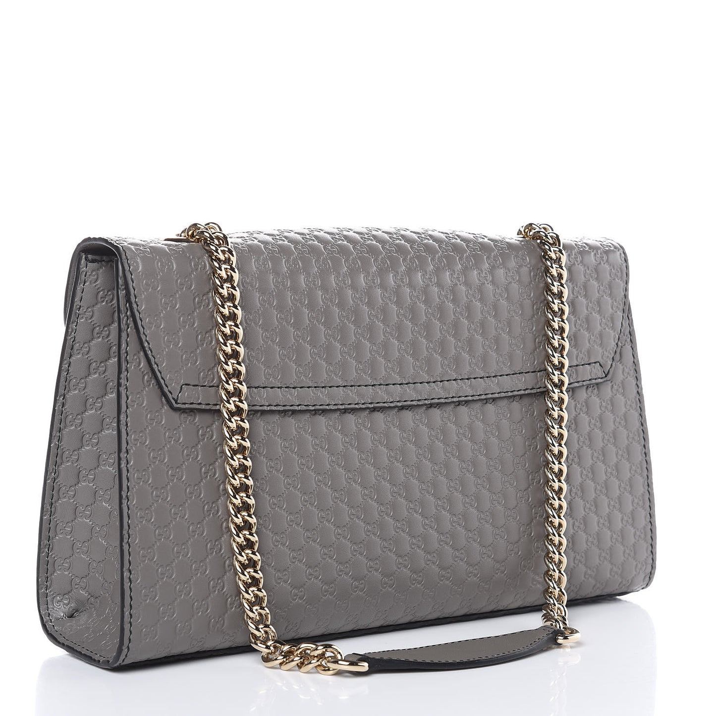Soft Microguccissima Medium Emily Chain Shoulder Bag Loess