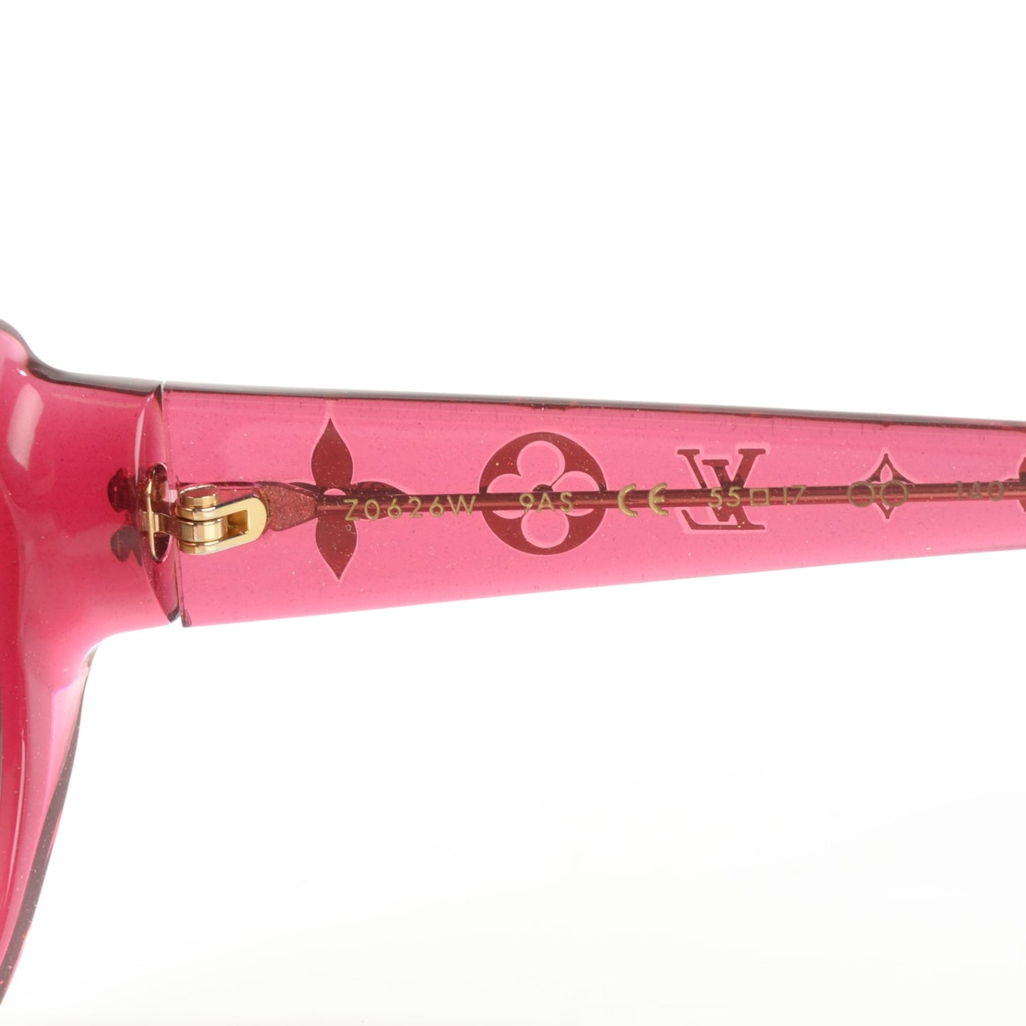 Obsession Cat Eye Sunglasses Z0626W Glitter Fuchsia