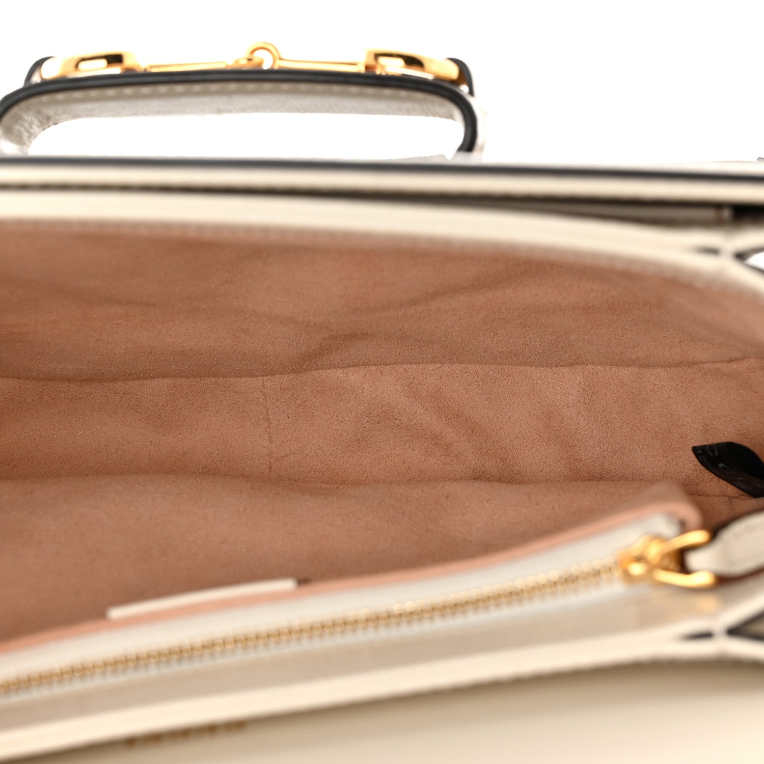 Gucci GG Supreme Monogram Horsebit 1955 Shoulder Bag Beige Mystic White 5 of 10