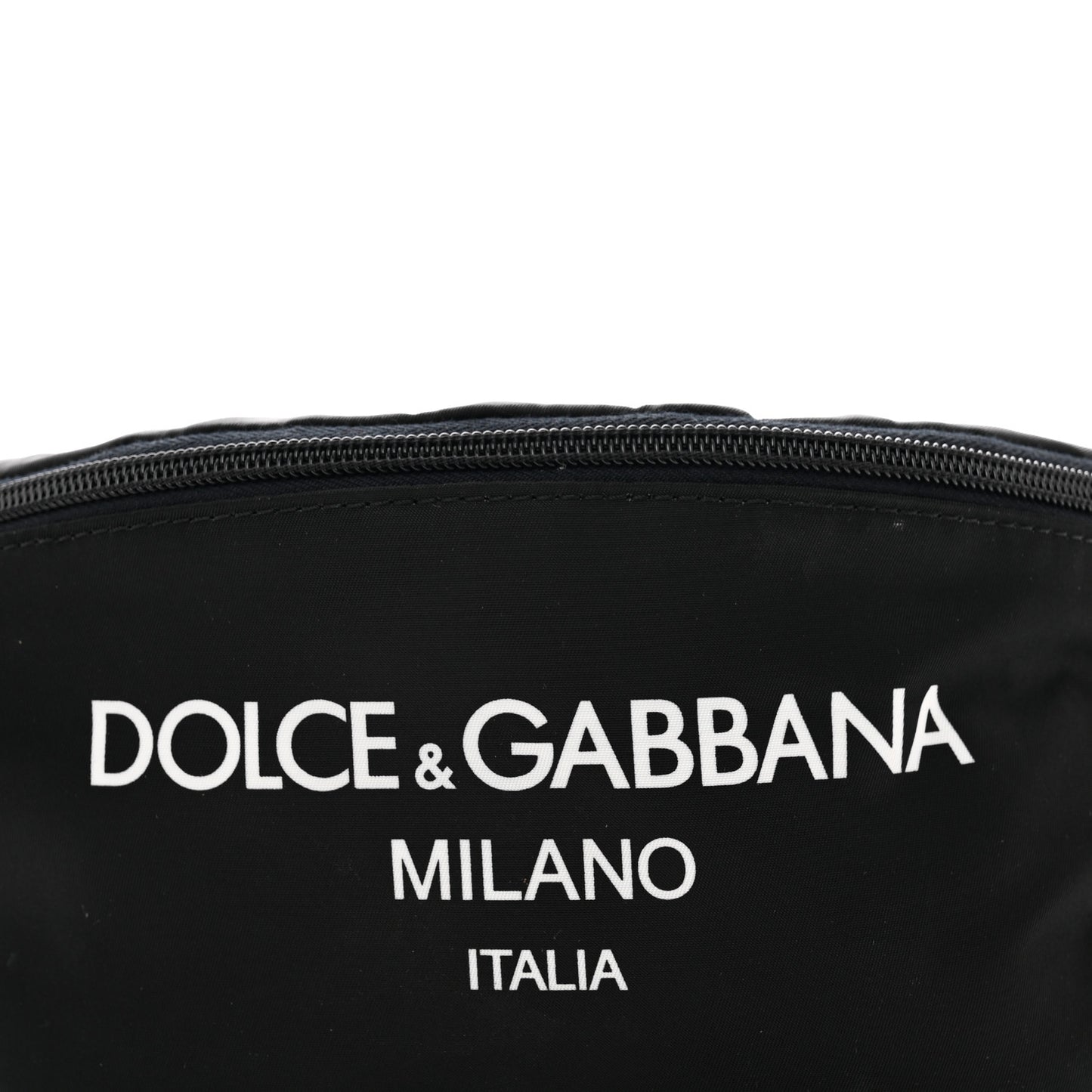 Nylon Logo Belt Bag Black