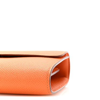 Hermes Epsom Constance Long Wallet To Go Wallet Orange 9 of 10