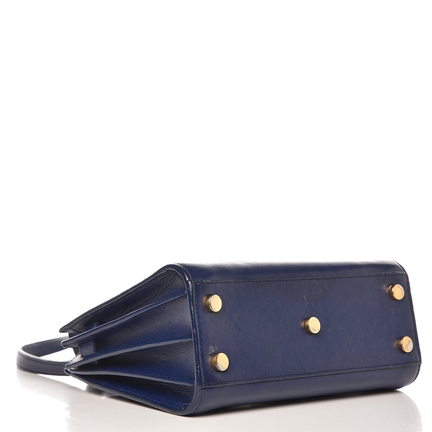 Calfskin Nano Sac De Jour Dark Blue