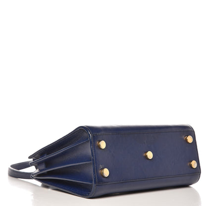 Saint Laurent Calfskin Nano Sac De Jour Dark Blue 4 of 19