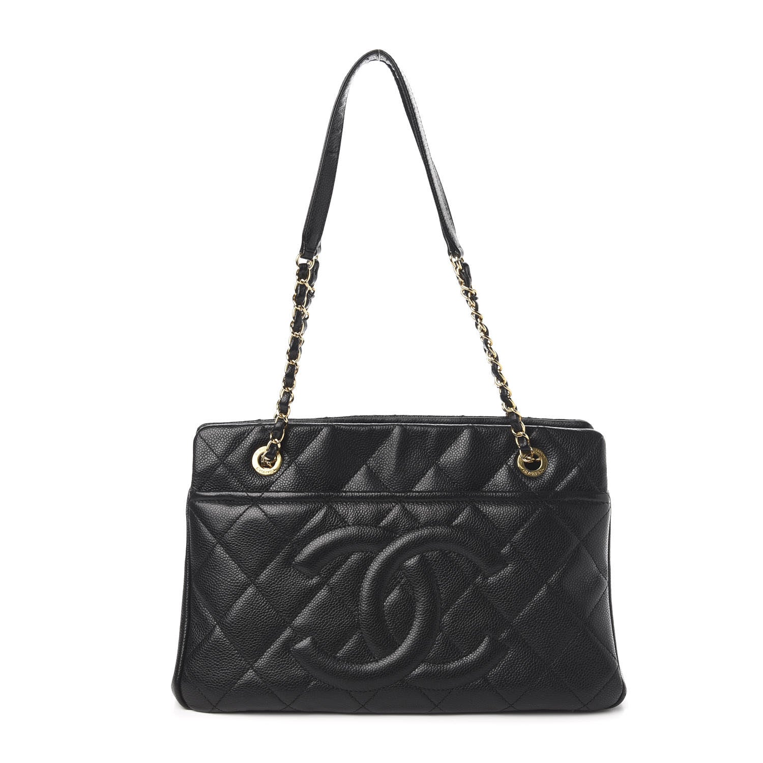 Chanel Caviar Quilted Timeless CC Soft Tote Black 1 of 10