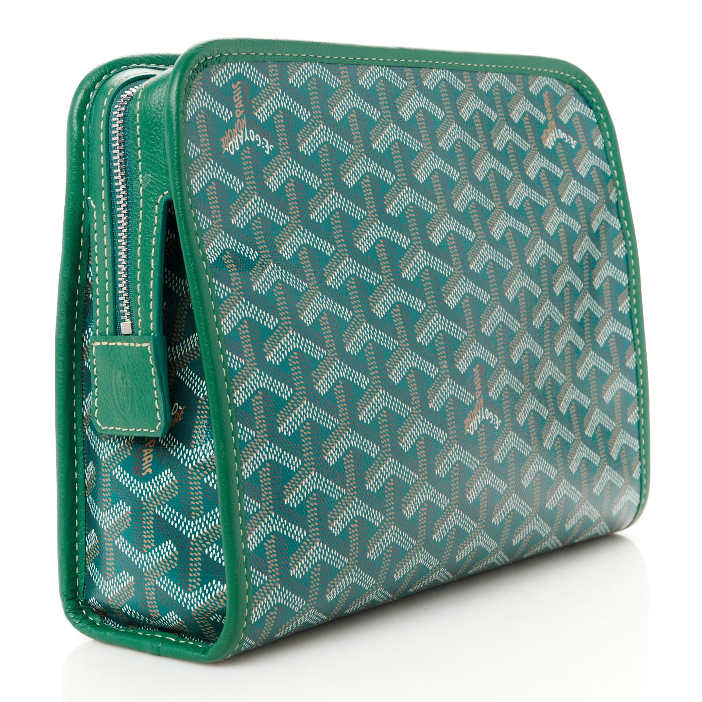 Goyardine Jouvence Toiletry Pouch MM Green