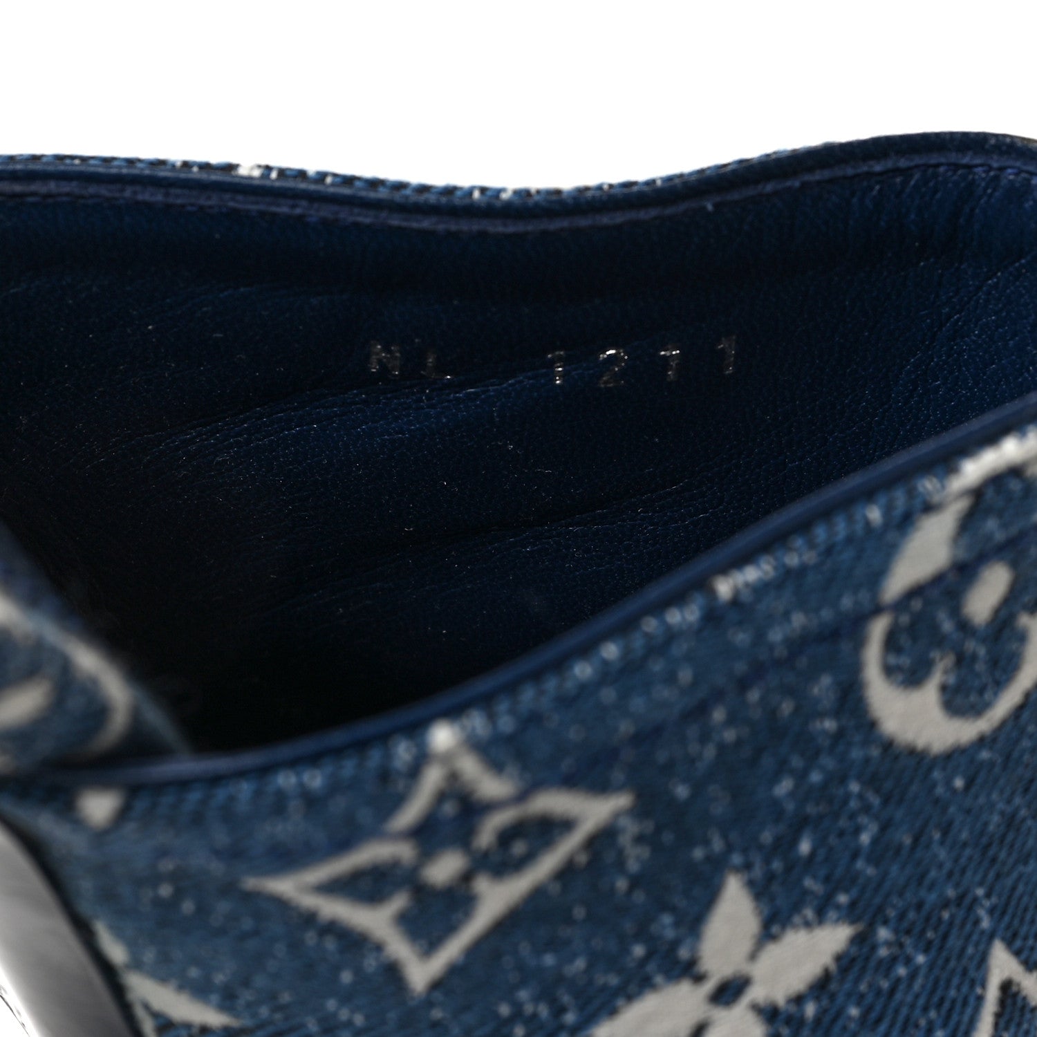 Louis Vuitton Denim Monogram Silhouette Mules 38 Navy Blue 8 of 9