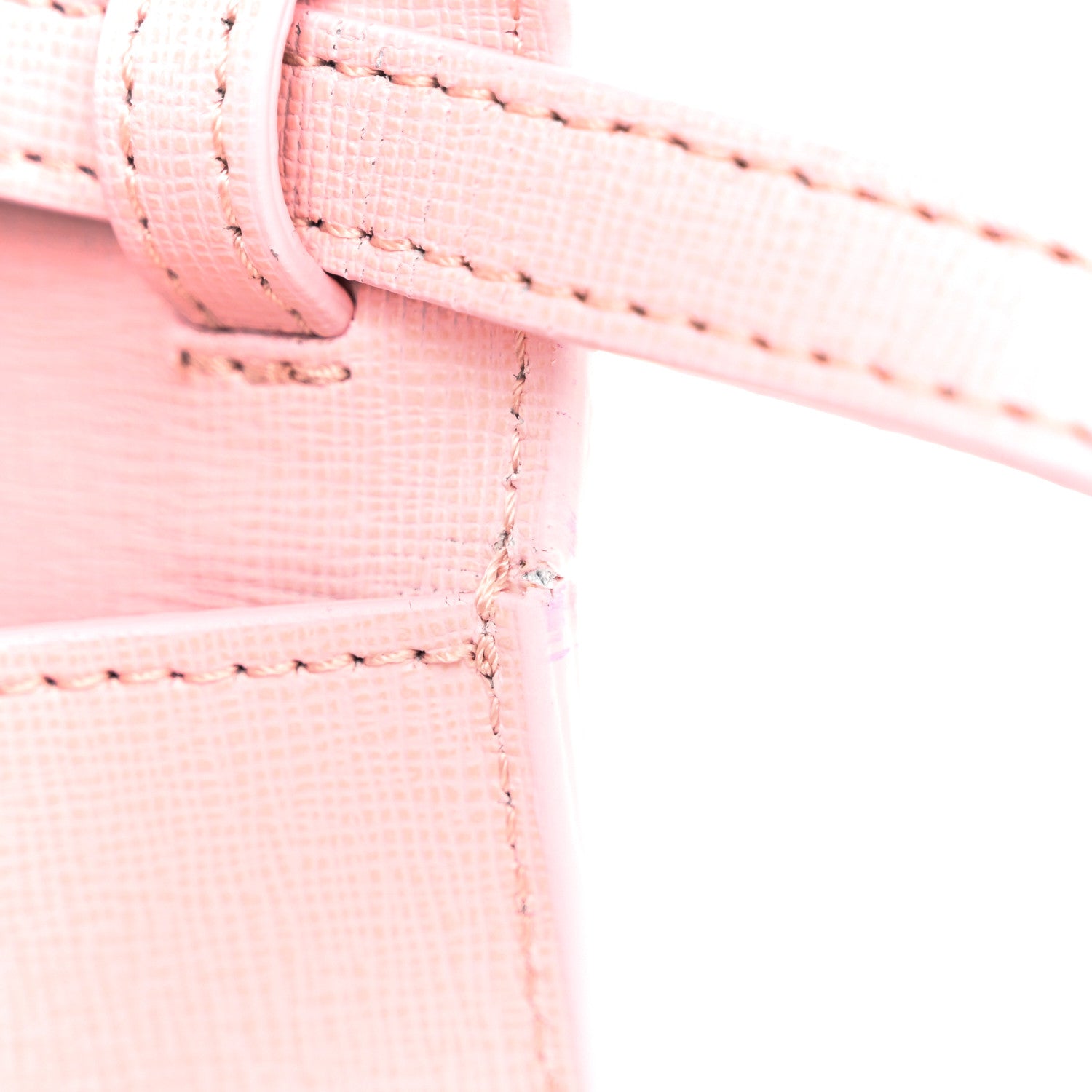 Off-White Saffiano Jitney 1.4 Top Handle Bag Pink 10 of 10