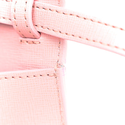 Off-White Saffiano Jitney 1.4 Top Handle Bag Pink 10 of 10