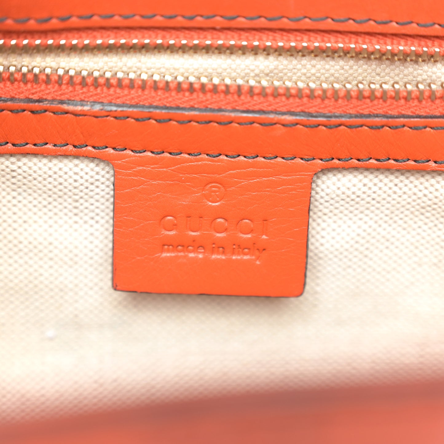 Guccissima Large Emily Chain Shoulder Bag Sun Orange