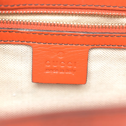 Gucci Guccissima Large Emily Chain Shoulder Bag Sun Orange 6 of 14