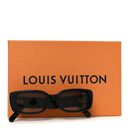 Louis Vuitton Acetate LV Circle Cat Eye Sunglasses Z2109W Black 7 of 7