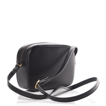 Gucci Calfskin Web Small Webby Bee Shoulder Bag Black 3 of 13