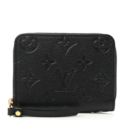 Louis Vuitton Empreinte Zippy Coin Purse Black 1 of 6