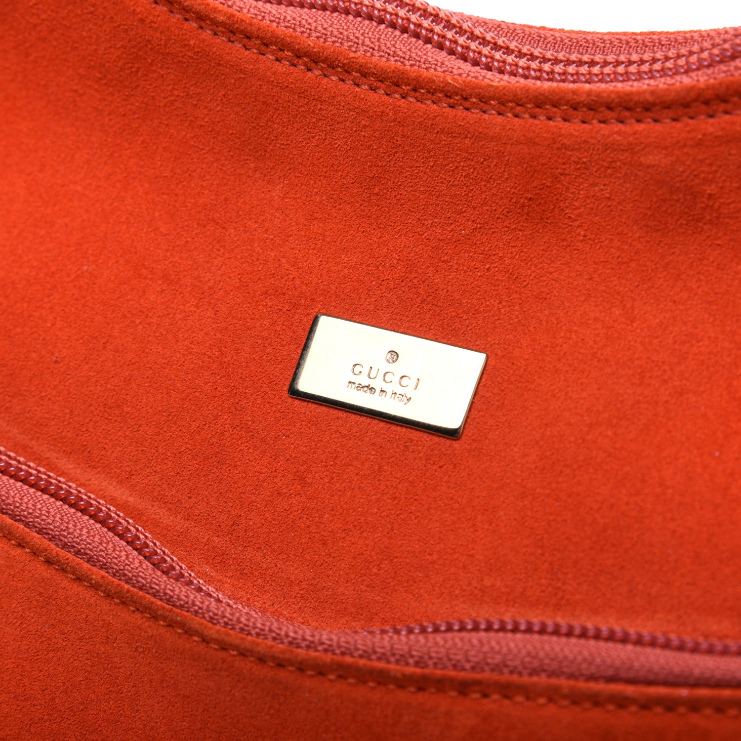 Gucci Suede Small Hobo Orange 10 of 15