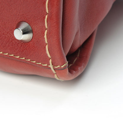 Chloe Calfskin Edith Satchel Whiskey 11 of 12