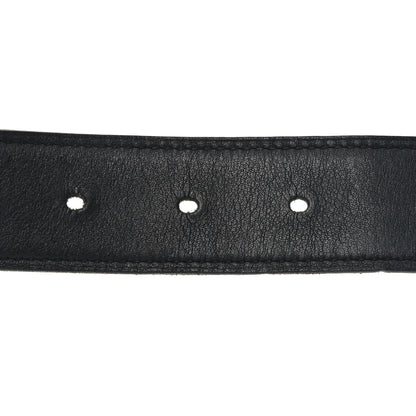 Hermes Epsom Swift 32mm Striee H Belt   90 36 Etoupe Black 4 of 6