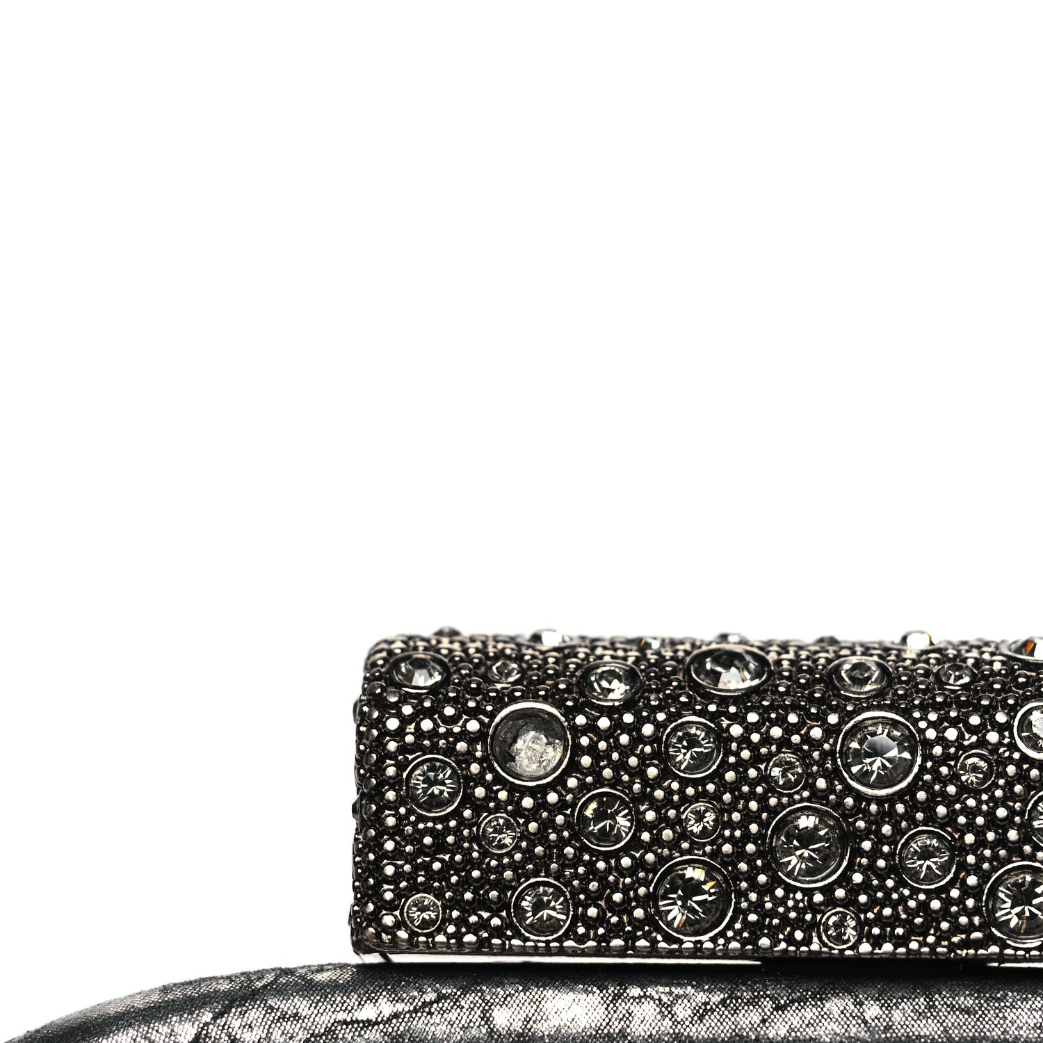Chanel Stingray Degrade Frame Clutch Silver 12 of 12