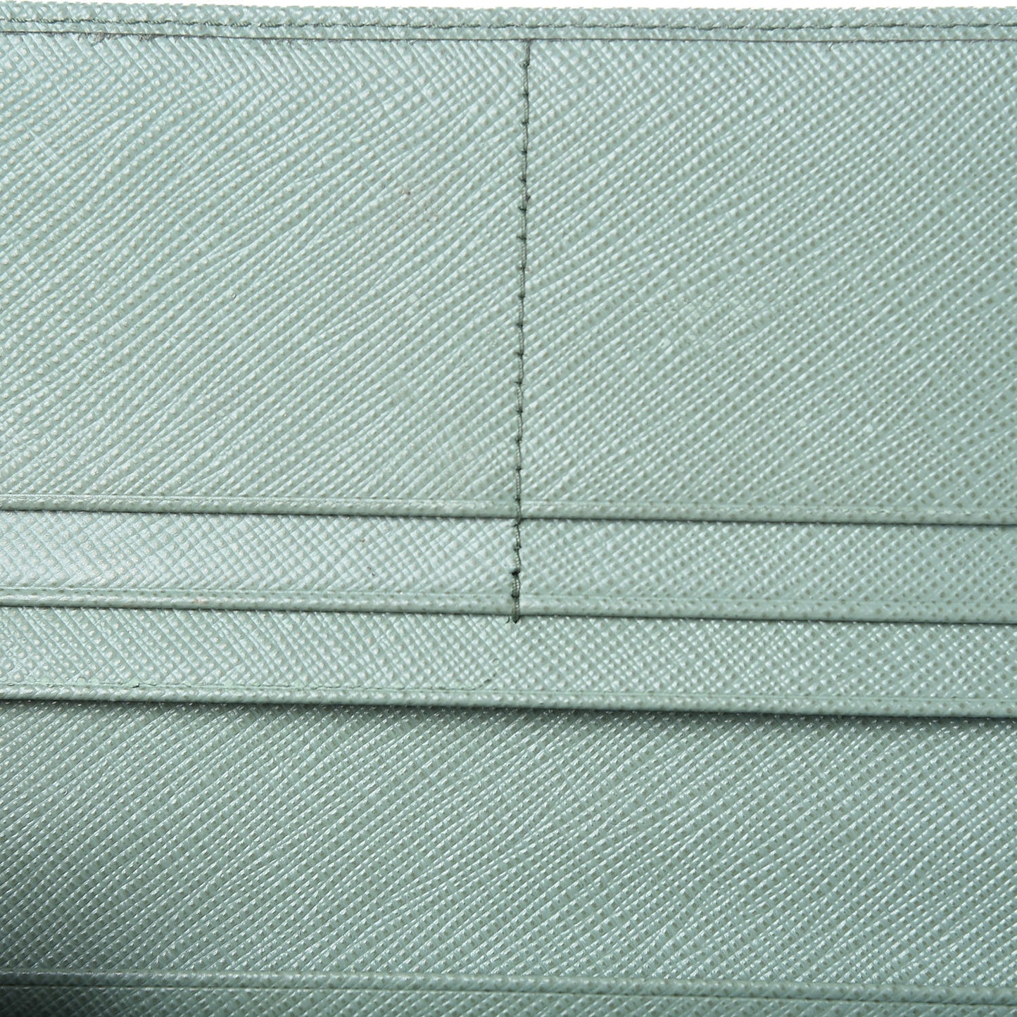 Saffiano Bow Continental Wallet Acquamarina