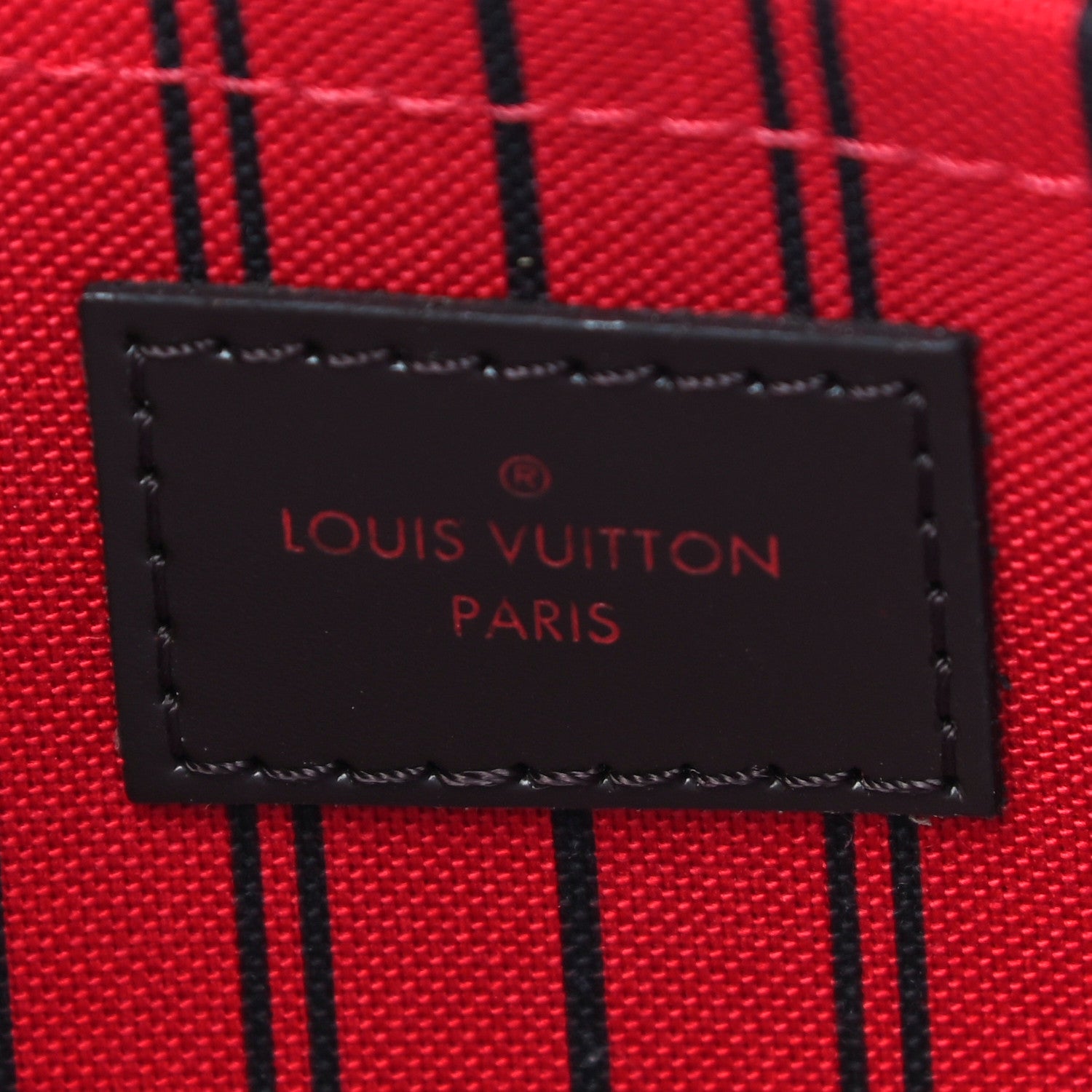 Louis Vuitton Damier Ebene Neverfull MM GM Pochette 6 of 10