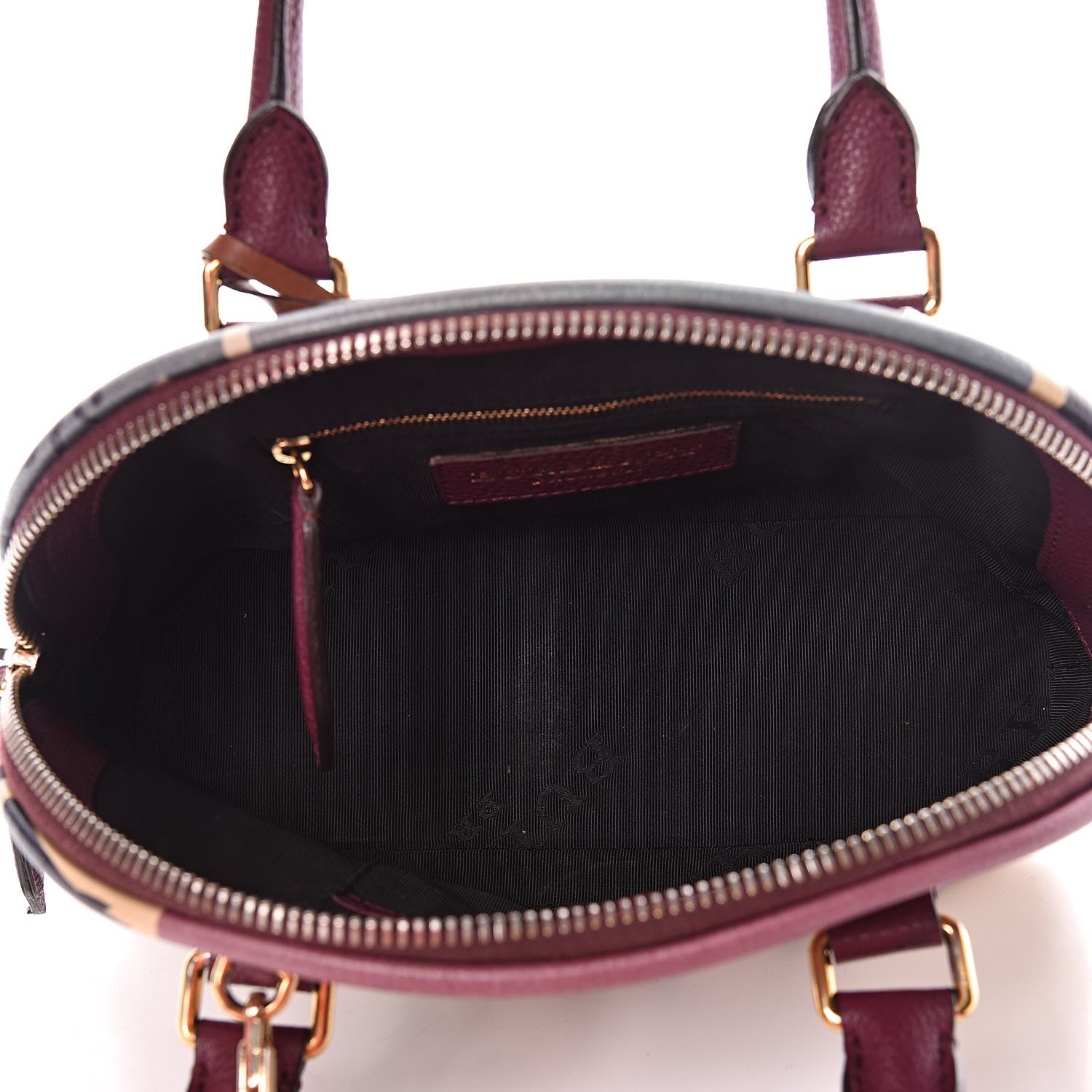 Burberry Prorsum Calfskin Printed Rain or Shine Small Bloomsbury Purple 6 of 16