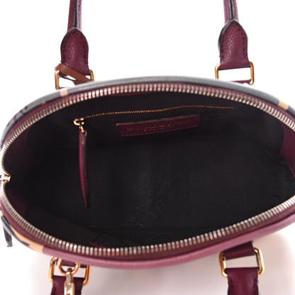 Burberry Prorsum Calfskin Printed Rain or Shine Small Bloomsbury Purple 6 of 16