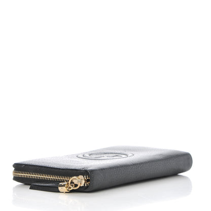 Gucci Calfskin Soho Zip Around Wallet Black 4 of 9