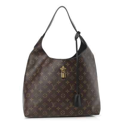 Louis Vuitton Monogram Flower Hobo Black 1 of 11