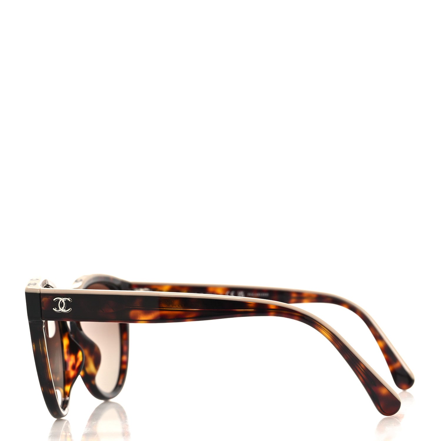Chanel Acetate CC Butterfly Sunglasses 5414 Tortoise 3 of 8