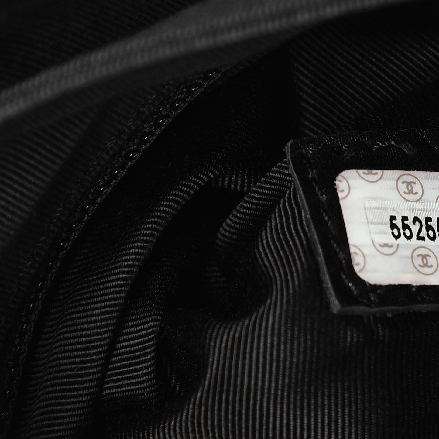 Grained Calfskin CC Backpack Black