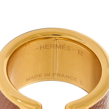 Hermes Madame Calfskin Large Olympe Ring S Gold 4 of 5