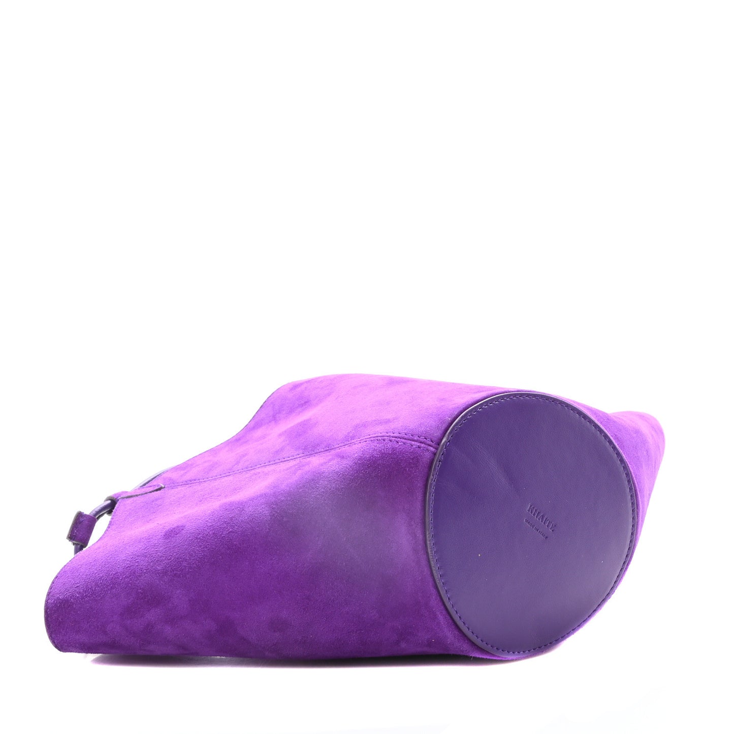 Suede Calfskin Mini Lotus Tote Violet