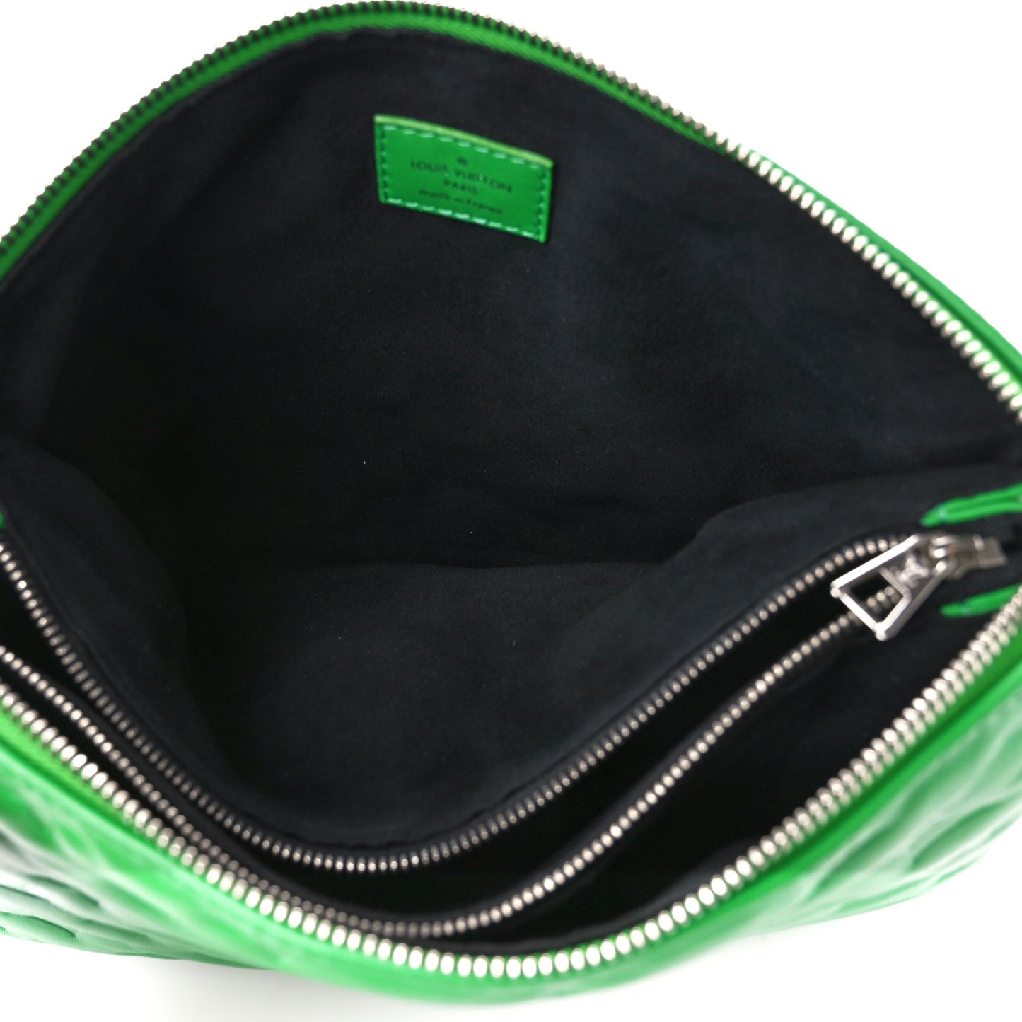Lambskin Embossed Monogram Coussin PM LV Motion Green