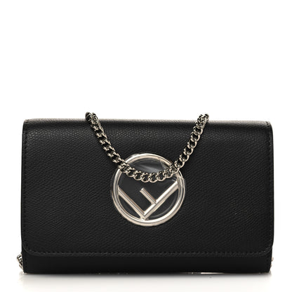 Fendi Vitello Cruise F is Fendi Wallet on Chain Black 1 of 7