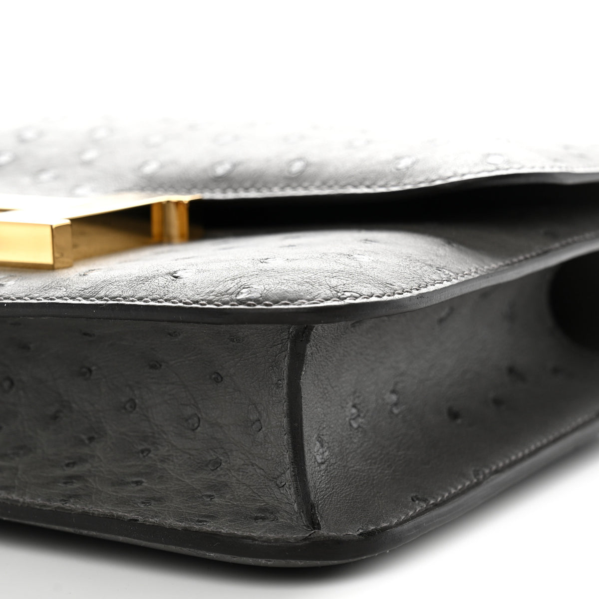 Hermes Ostrich Constance 1-24 Gris Meyer 10 of 11