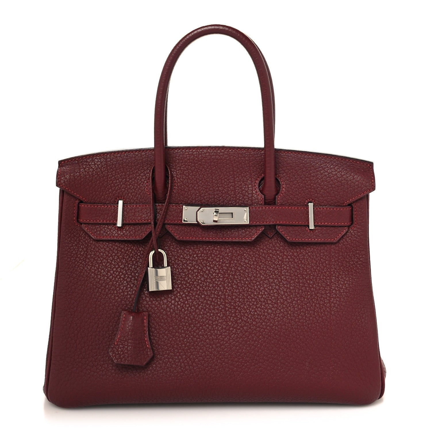 Hermes Fjord BIRKIN 30 Rouge H 1 of 14