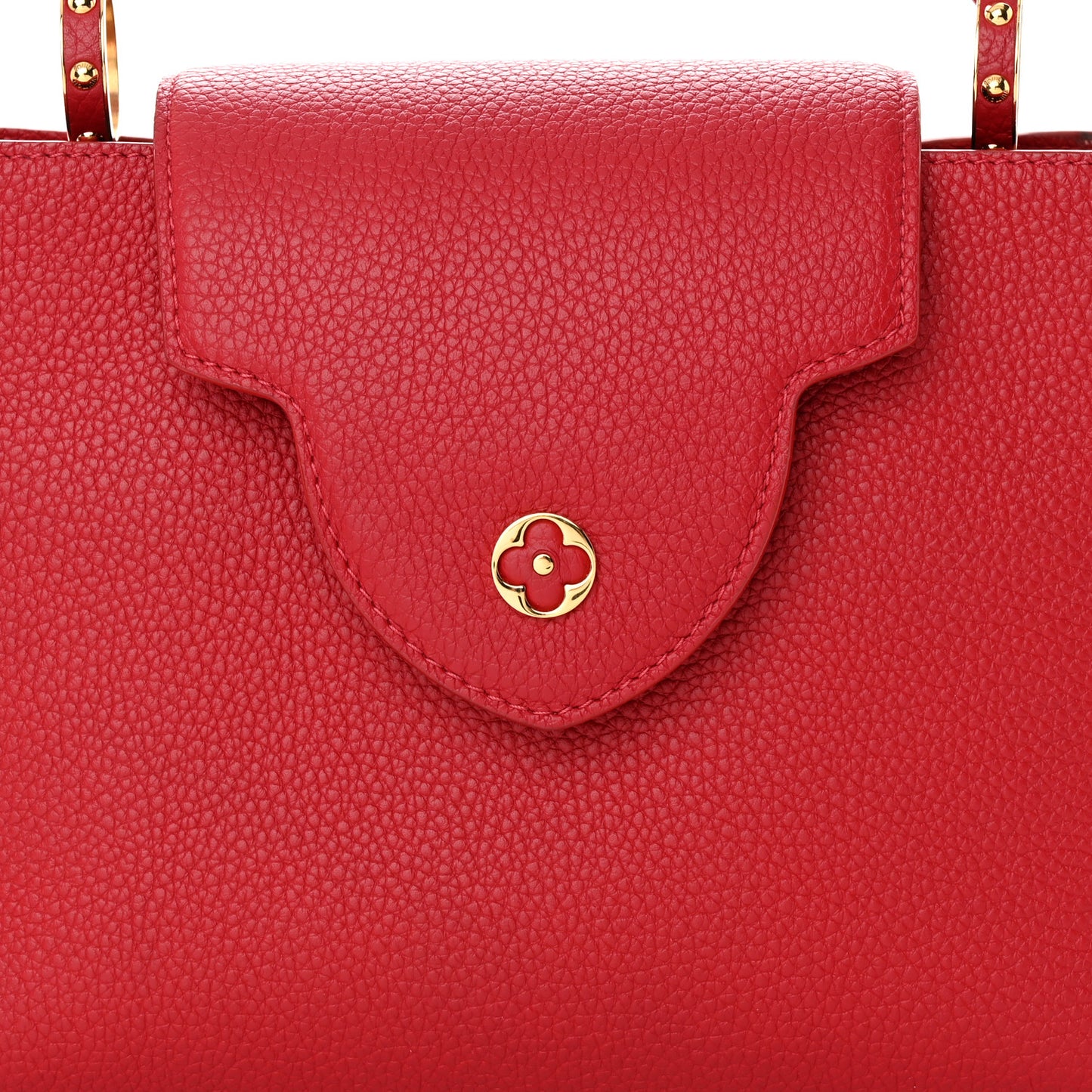 Taurillon Capucines PM Scarlet
