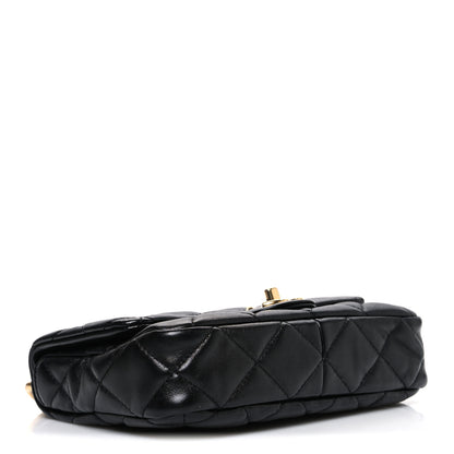 Chanel Lambskin Quilted Small Funky Town Flap Black 4 of 10