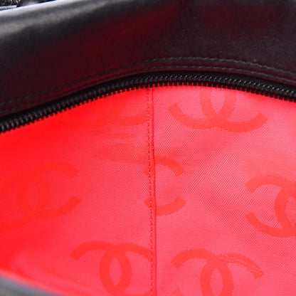 Chanel Calfskin Quilted Large Cambon Bowler Black 10 of 14