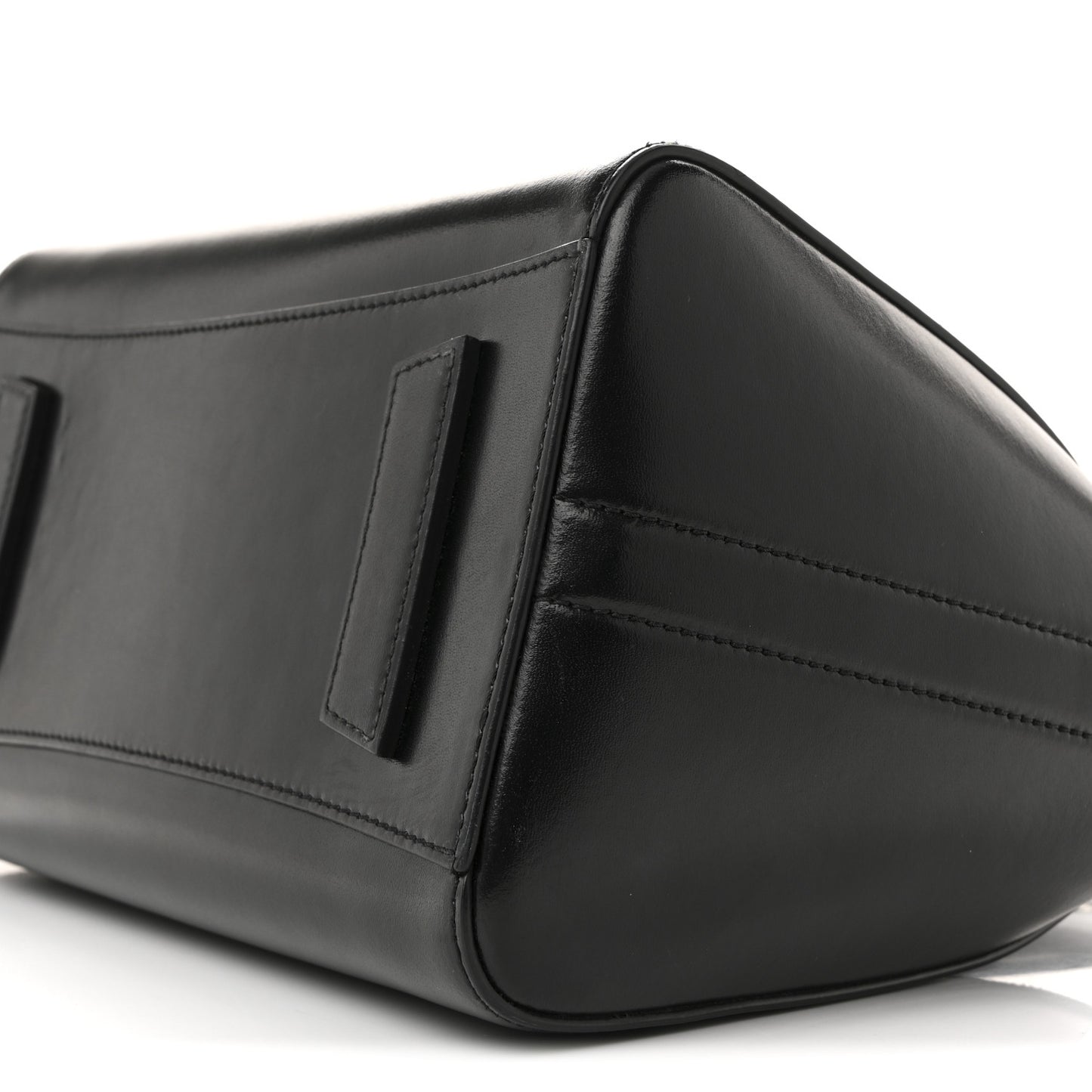 Shiny Lord Calfskin Small Antigona Black