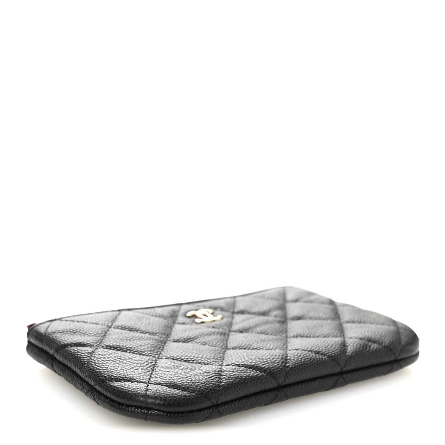 Chanel Caviar Quilted Small Cosmetic Case Black 4 of 8