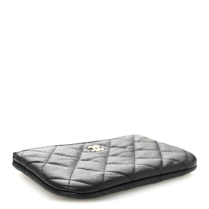 Chanel Caviar Quilted Small Cosmetic Case Black 4 of 8