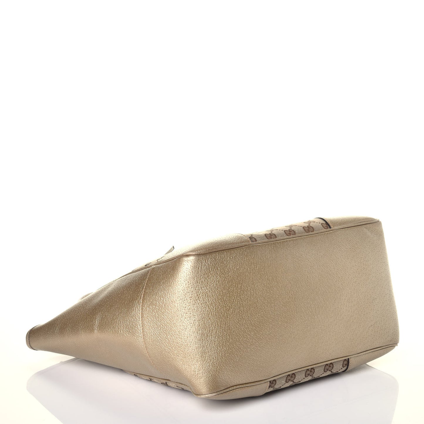 Monogram Medium Bree Zippered Tote Beige Golden Beige