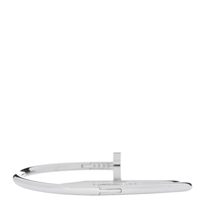 Cartier 18K White Gold Juste Un Clou Bracelet 17 3 of 6