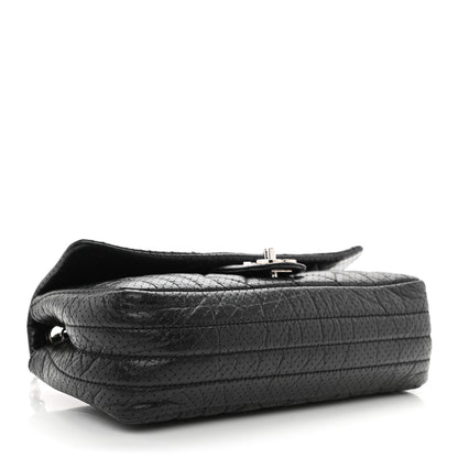 Chanel Aged Calfskin Perforated Flap Black 3 of 7