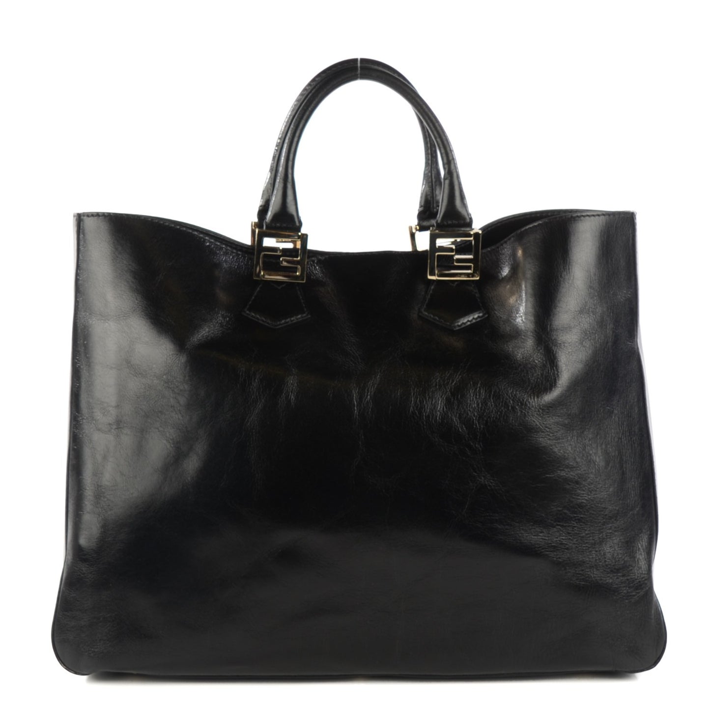 Vitello Acqua Large Twins Tote Black