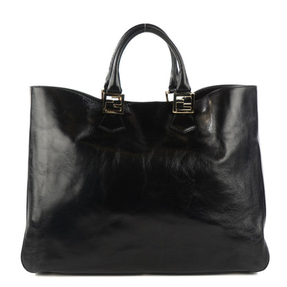 Fendi Vitello Acqua Large Twins Tote Black 1 of 8