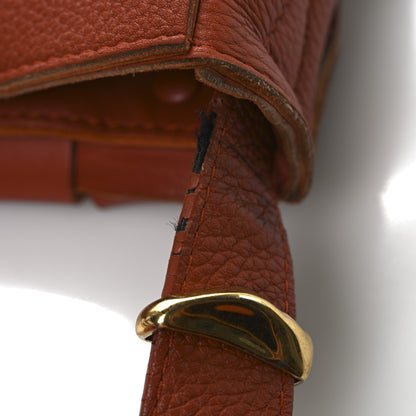 Bottega Veneta Grained Calfskin Maxi Intrecciato Cassette Crossbody Bag Maple 12 of 14