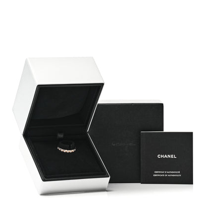 Chanel 18K Beige Gold Diamond Mini Coco Crush Ring 53 6.25 4 of 4