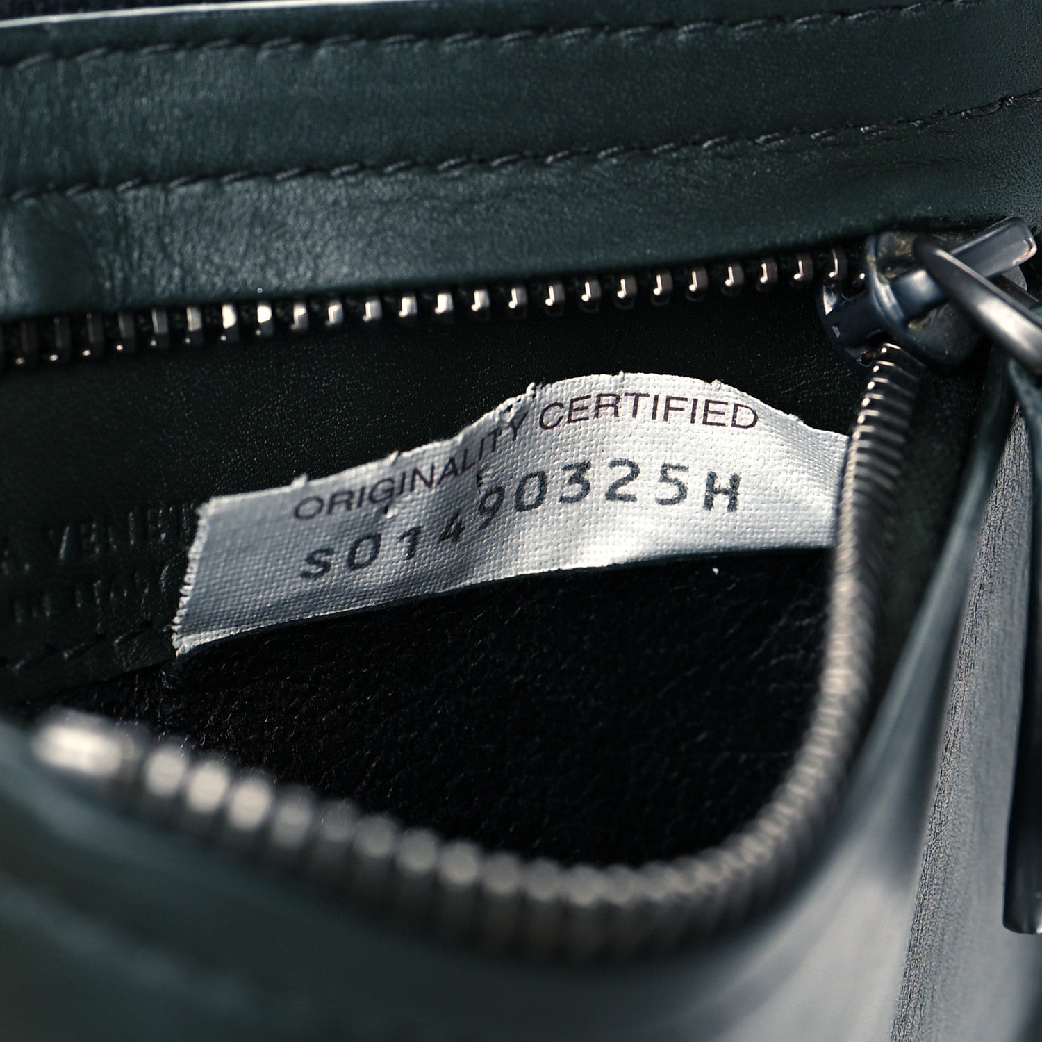 Bottega Veneta Nappa Intrecciato Zip Card Holder Bottle Green 7 of 9